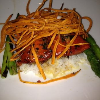 Spaghettini - Wild sockeye alaskan salmon - Italian Near Me - Seal Beach, California