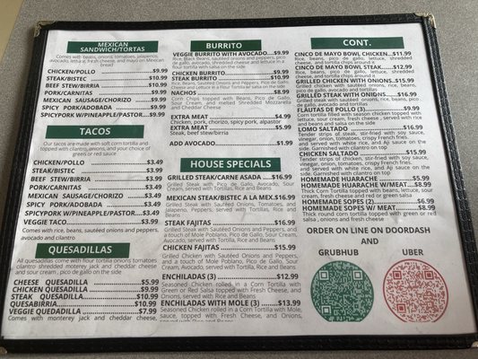 Menu photo 1 Cinco De Mayo Stamford, CT