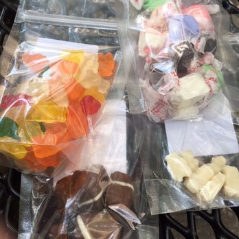 Henry's Candy - Sugar free gummy bears, taffy, sugar free chocolates and banana something or other gummies. - Candy Stores Near Me - Hamilton, Ohio