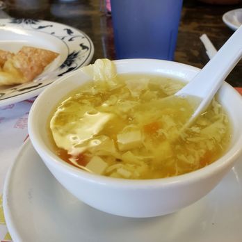 Golden Palace - Egg-corn-tofu soup - Chinese Near Me - Fair Oaks, California