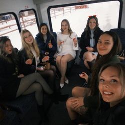 Sunset Taxi & Transportation - 14 person party bus!! Came with our own bluetooth speaker!!