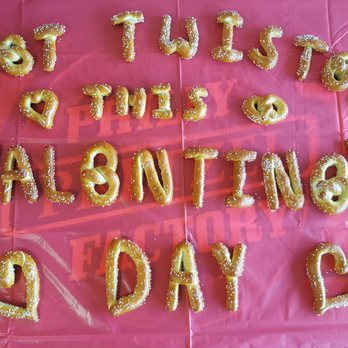 Philly Pretzel Factory - a valentine's day display - Pretzels Near Me - Centerville, Ohio