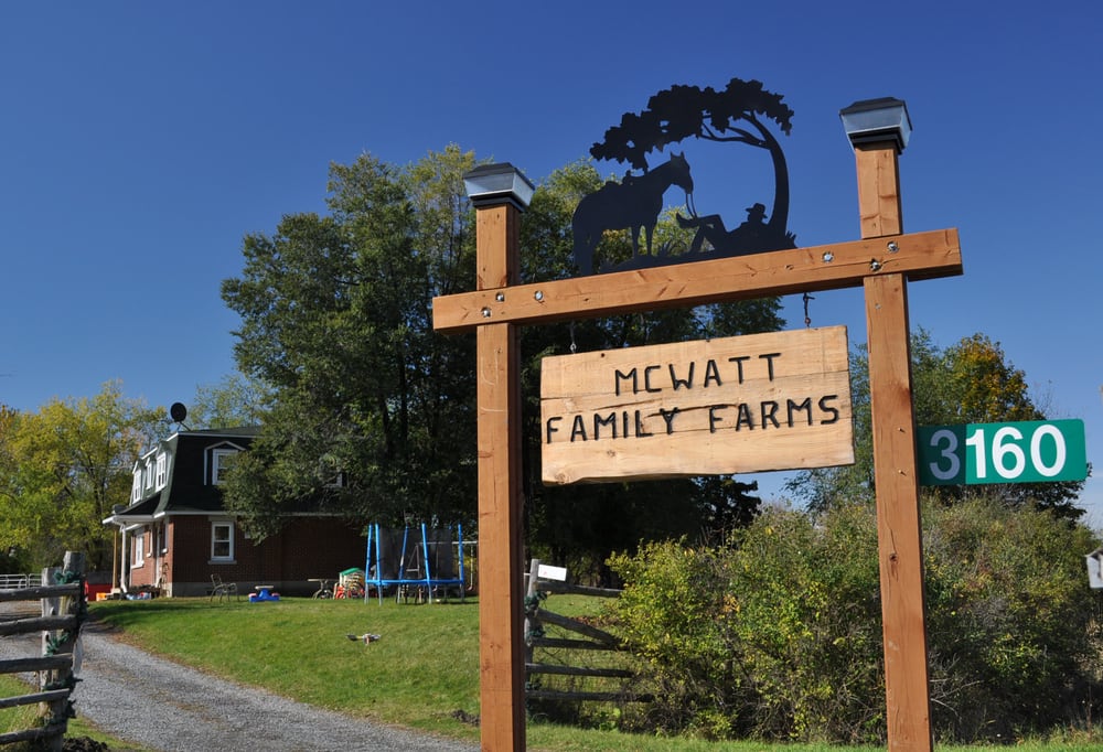 MCWATT FAMILY FARMS Updated September 2024 3160 Ramsayville Road