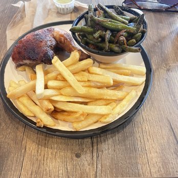Chick Houz - 1/4  chicken with 2 sides - Chicken Shop Near Me - Houston, Texas