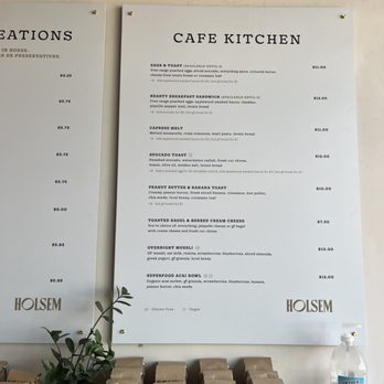 Holsem Coffee - menu - Coffee & Tea Near Me - San Diego, California