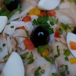 Wine & Bread - Sun Dried Salted Cod Fish Salad