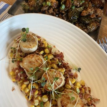 Salt Traders Zilker - Scallops and brussel sprouts - Seafood Near Me - Austin, Texas