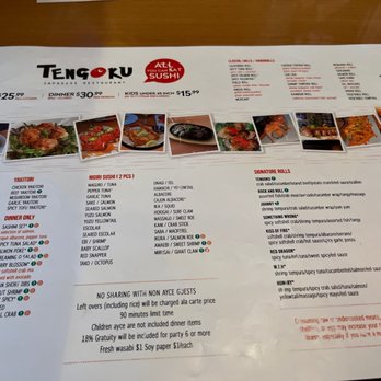 Tengoku Sushi - Menu - Japanese Near Me - Henderson, Nevada Tengoku Sushi - Menu - Japanese Near Me - Henderson, Nevada