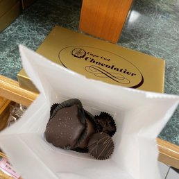 My bag of chocolates I picked from the window