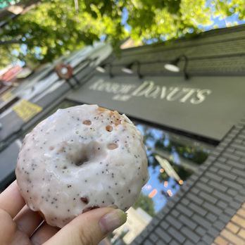 Rainbow Donuts - vegan lemon poppy seed donut - Bakeries Near Me - Berkeley, California Rainbow Donuts - vegan lemon poppy seed donut - Bakeries Near Me - Berkeley, California