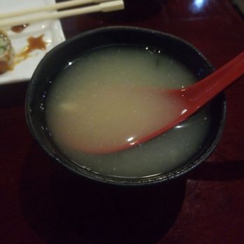 Kyoto Sushi - Miso soup -very watery - Japanese Near Me - Eagan, Minnesota