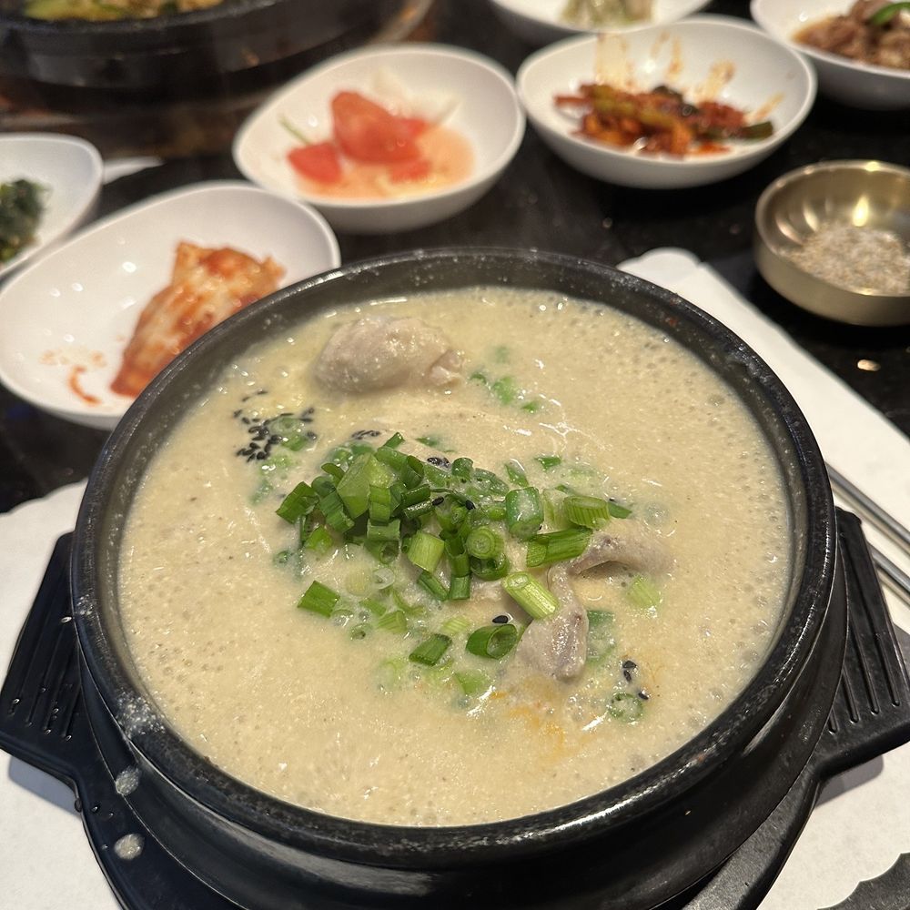 Mindeulle - Chicken ginseng soup with perilla seed - Korean Near Me - Buena Park, California Mindeulle - Chicken ginseng soup with perilla seed - Korean Near Me - Buena Park, California