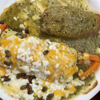 Taco Temple - Combo platter Relleno and Sweet Potato Enchiladas sooooo delicious - Mexican Near Me - Morro Bay, California Taco Temple - Combo platter Relleno and Sweet Potato Enchiladas sooooo delicious - Mexican Near Me - Morro Bay, California