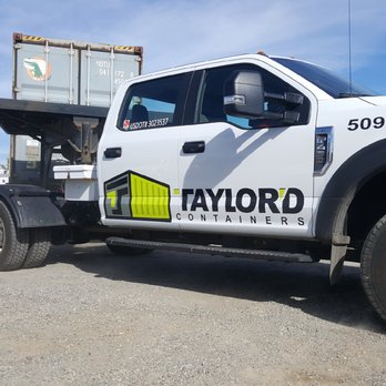 Taylor'd Containers - Shipping container delivery truck - Self Storage Near Me - Spokane Valley, Washington