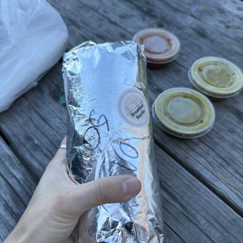 LJ’s Lil’ Cafe - Size of OG breakfast burrito and 2 salsa types - Breakfast & Brunch Near Me - Cypress, California LJ’s Lil’ Cafe - Size of OG breakfast burrito and 2 salsa types - Breakfast & Brunch Near Me - Cypress, California