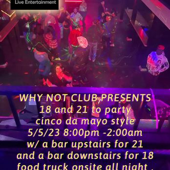Why Not - a group of people dancing at a club - Sports Bars Near Me - Klamath Falls, Oregon Why Not - a group of people dancing at a club - Sports Bars Near Me - Klamath Falls, Oregon