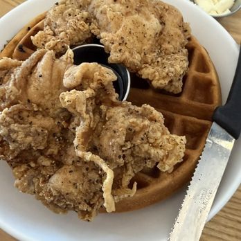 Ocean View Restaurant - Chicken and Waffles - Breakfast & Brunch Near Me - Kure Beach, North Carolina