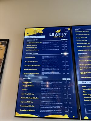 Menu photo 6 Leafly Boba Bar Birmingham, AL