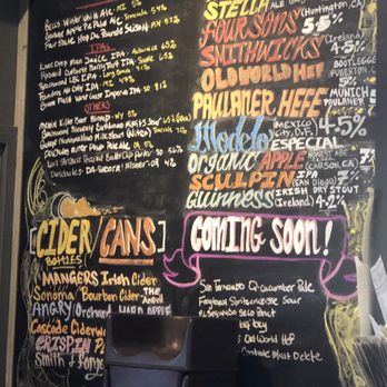 EJ's Pub - Bixby Knolls - Random picture of bar menu - Sports Bars Near Me - Long Beach, California