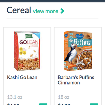 Deliveer - a selection of cereals for sale - Food Delivery Services Near Me - Pasadena, California Deliveer - a selection of cereals for sale - Food Delivery Services Near Me - Pasadena, California