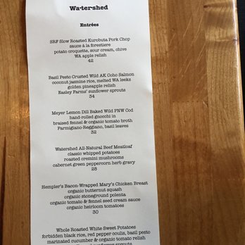 Watershed Cafe - 3/24/18 - New American Near Me - Leavenworth, Washington Watershed Cafe - 3/24/18 - New American Near Me - Leavenworth, Washington