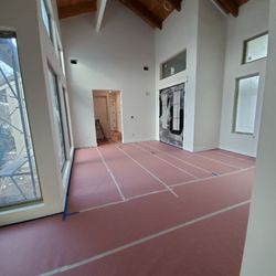 Martin's Painting - Covered all wood floor before painting. Dorado Hills
