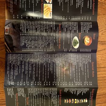 Ozaki Chinese Japanese - the menu of the restaurant - Asian Fusion Near Me - Clementon, New Jersey