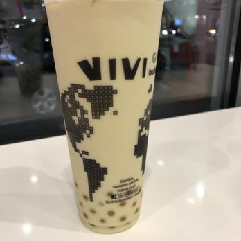 Vivi Bubble Tea Brighton - Honey Dew Milk Tea with poping boba - Bubble Tea Near Me - Boston, Massachusetts