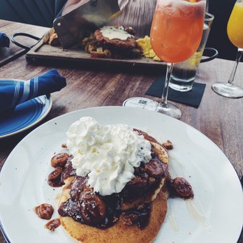 STIRR - Banana Foster Pancakes and The Texan - Cocktail Bars Near Me - Dallas, Texas STIRR - Banana Foster Pancakes and The Texan - Cocktail Bars Near Me - Dallas, Texas