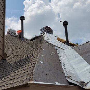 Heaven Sent Contractors - This is a new home and yet has been severely affected by hail damage in Frisco, Tx. One storm can totally change your "new roof". - Roofing Near Me - Lewisville, Texas Heaven Sent Contractors - This is a new home and yet has been severely affected by hail damage in Frisco, Tx. One storm can totally change your "new roof". - Roofing Near Me - Lewisville, Texas