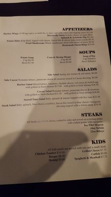 Menu photo 5 Lakeview Harbor New Orleans, LA
