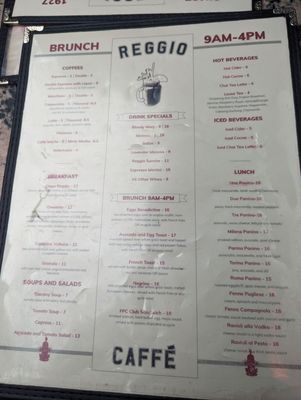 Menu photo 8 Caffe Reggio New York, NY Menu photo 8 Caffe Reggio New York, NY