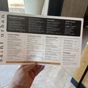 Saint Urban - Menu - Wine Bars Near Me - Scottsdale, Arizona