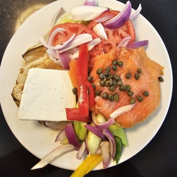 Diner 24 - Bagel with Lox Breakfast. - Burgers Near Me - New York, New York