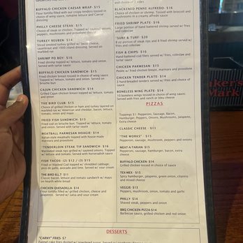 The Bird - Menu - Chicken Wings Near Me - Dunwoody, Georgia