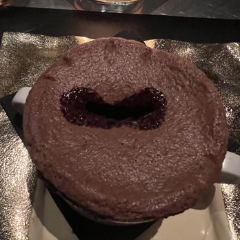 Gary Danko - Baked Chocolate Soufflé with Two Sauces. - New American Near Me - San Francisco, California Gary Danko - Baked Chocolate Soufflé with Two Sauces. - New American Near Me - San Francisco, California