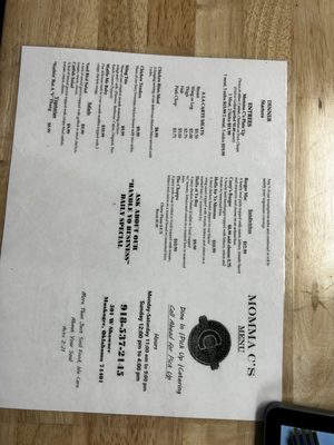 Menu photo 4 Momma C's Soul Food Kitchen Muskogee, OK Menu photo 4 Momma C's Soul Food Kitchen Muskogee, OK