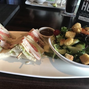 Yard House - Half Roasted Turkey Club and Mixed Field Greens - New American Near Me - Springfield, Virginia Yard House - Half Roasted Turkey Club and Mixed Field Greens - New American Near Me - Springfield, Virginia