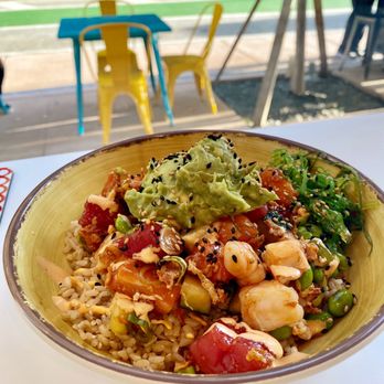 Poke OG - Hybrid OG + shrimp (special large bowl) - Poke Near Me - Miami, Florida Poke OG - Hybrid OG + shrimp (special large bowl) - Poke Near Me - Miami, Florida