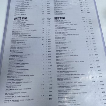 Glass & Vine - Wine and Champagne Menu - New American Near Me - Miami, Florida