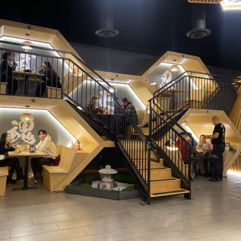 Kyuramen - Honeycomb dining area - Ramen Near Me - Henderson, Nevada Kyuramen - Honeycomb dining area - Ramen Near Me - Henderson, Nevada