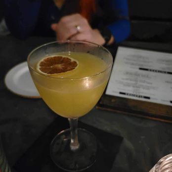 The Ice Plant - Excellent gin cocktail - deadly nightshade - Cocktail Bars Near Me - St. Augustine, Florida