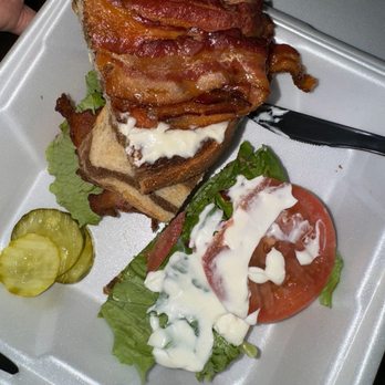 Vig Deli - Blt on Marble Rye ( I added all the extra mayo ) - Delis Near Me - Henderson, Nevada Vig Deli - Blt on Marble Rye ( I added all the extra mayo ) - Delis Near Me - Henderson, Nevada