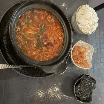 M Pocha - budae jjigae (army stew) - Korean Near Me - Durham, North Carolina