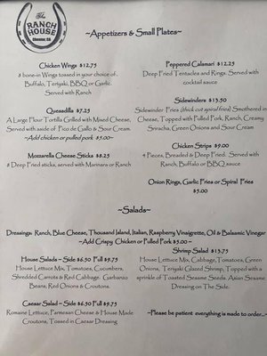 Menu photo 5 The Ranch House Chester, CA