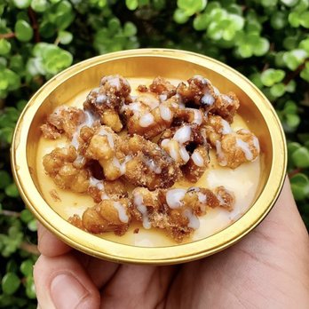 Mama’s Flan - Classic Flan w/ salted candied walnuts! - Desserts Near Me - Los Angeles, California Mama’s Flan - Classic Flan w/ salted candied walnuts! - Desserts Near Me - Los Angeles, California