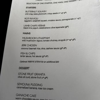 Lore - Menu - Indian Near Me - Brooklyn, New York