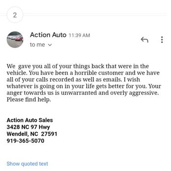 Action Auto Sales - Car Dealers Near Me - Wendell, North Carolina