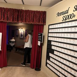 Winter Park Playhouse - Individuals that donate money. The entrance to enter the auditorium and signed autographs on the walls.