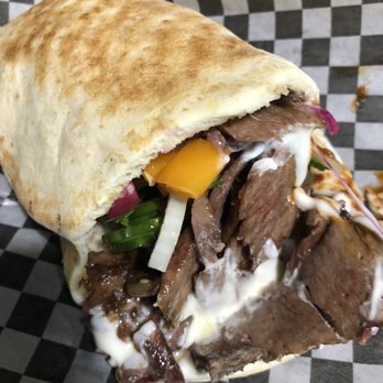 Njoy Shawarma - Beef scawarma sandwich - Middle Eastern Near Me - North York, Ontario